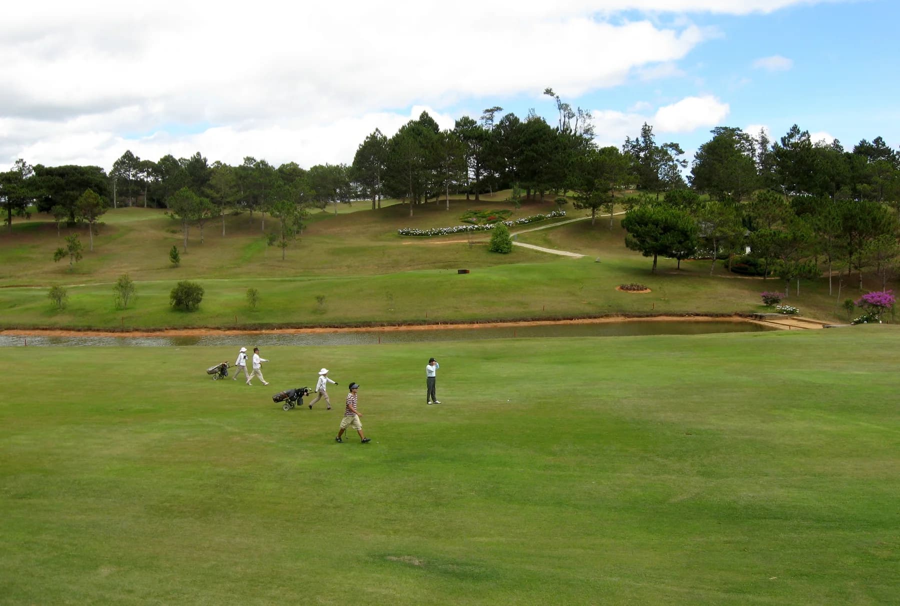 Dalat Palace course landscape